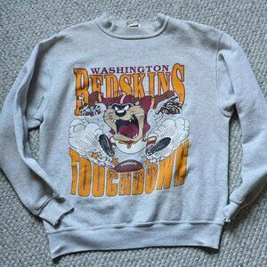 Washington Redskins Taz Looney Tunes Crewneck Sweatshirt